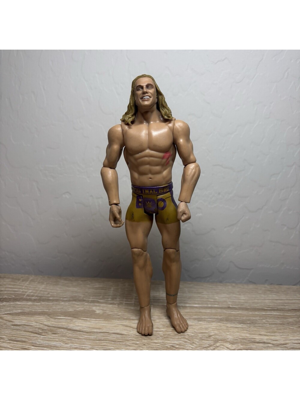 Mattel WWE Matt Riddle Action Figure Original Bro Yellow Trunks Loose 6 Inch